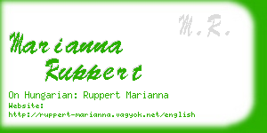 marianna ruppert business card